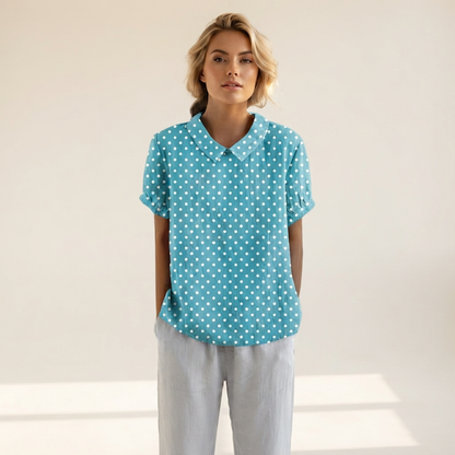 Salmah - Stilvolle und Leichtfallende Bluse