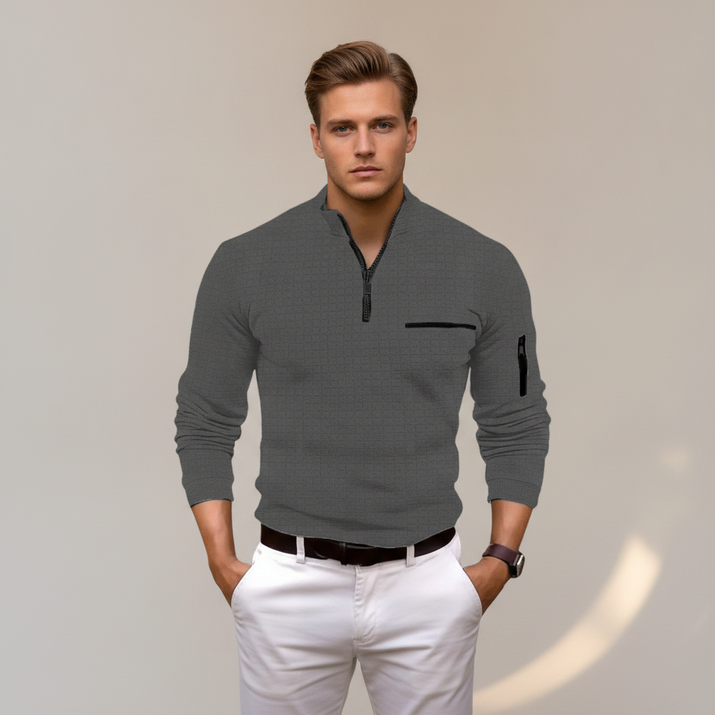 Andrey - Schickes Halbzip-Shirt