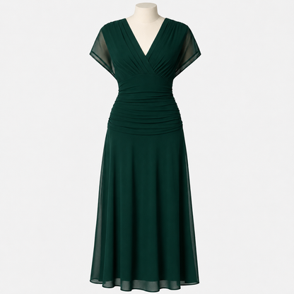 Devanta - Stilvolles Kleid mit V-Ausschnitt