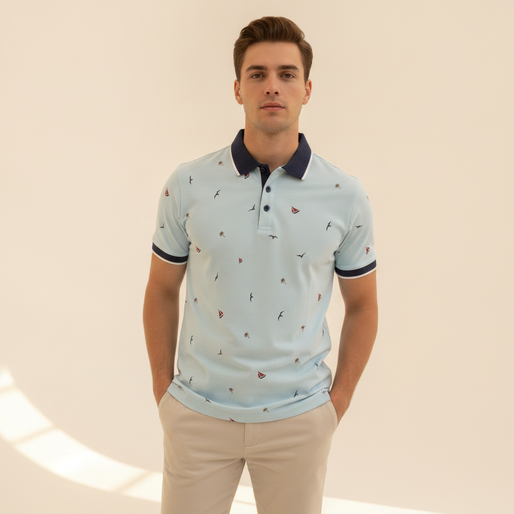 Bedario - Modernes Freizeit-Poloshirt