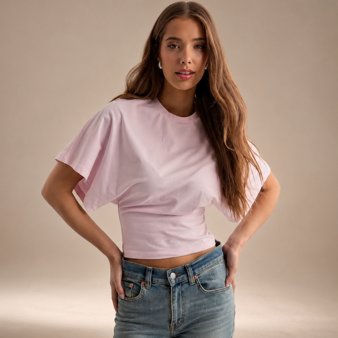 Gwenllian - Komfortables Weitgeschnittenes T-Shirt