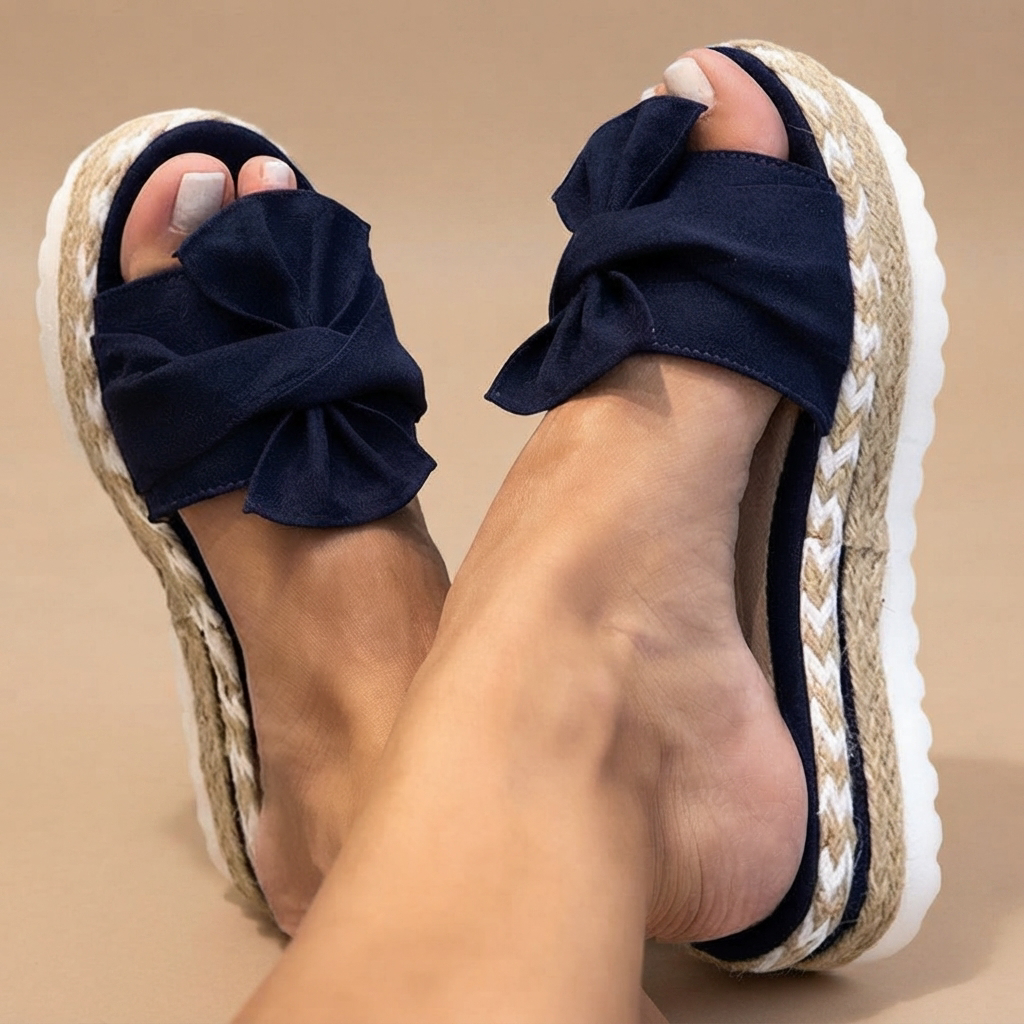 Claudia - Trendige Sandalen mit Schleifen