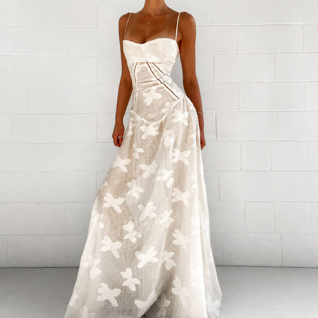 Sandra - Stilvolles Figurbetontes Maxikleid