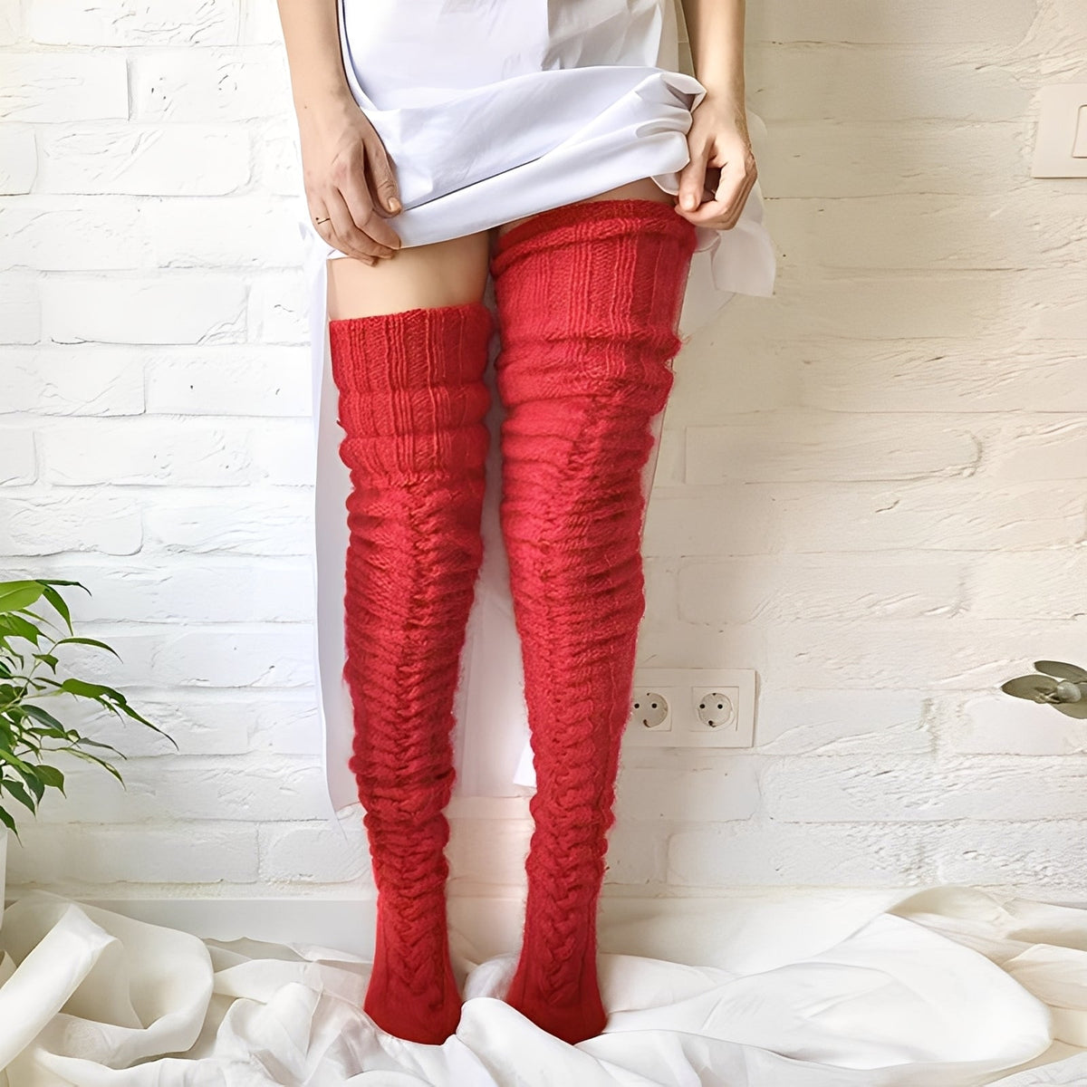 Hailee - Komfortable Overknee-Socken für Damen