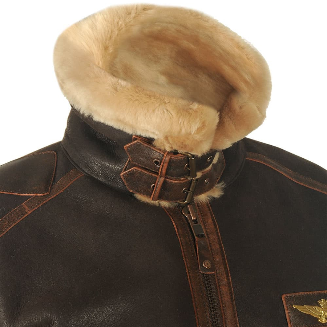 William - Dicke und warme Herrenjacke im Retro-Stil