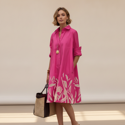 Gameela - Stilvolles, lockeres Kleid