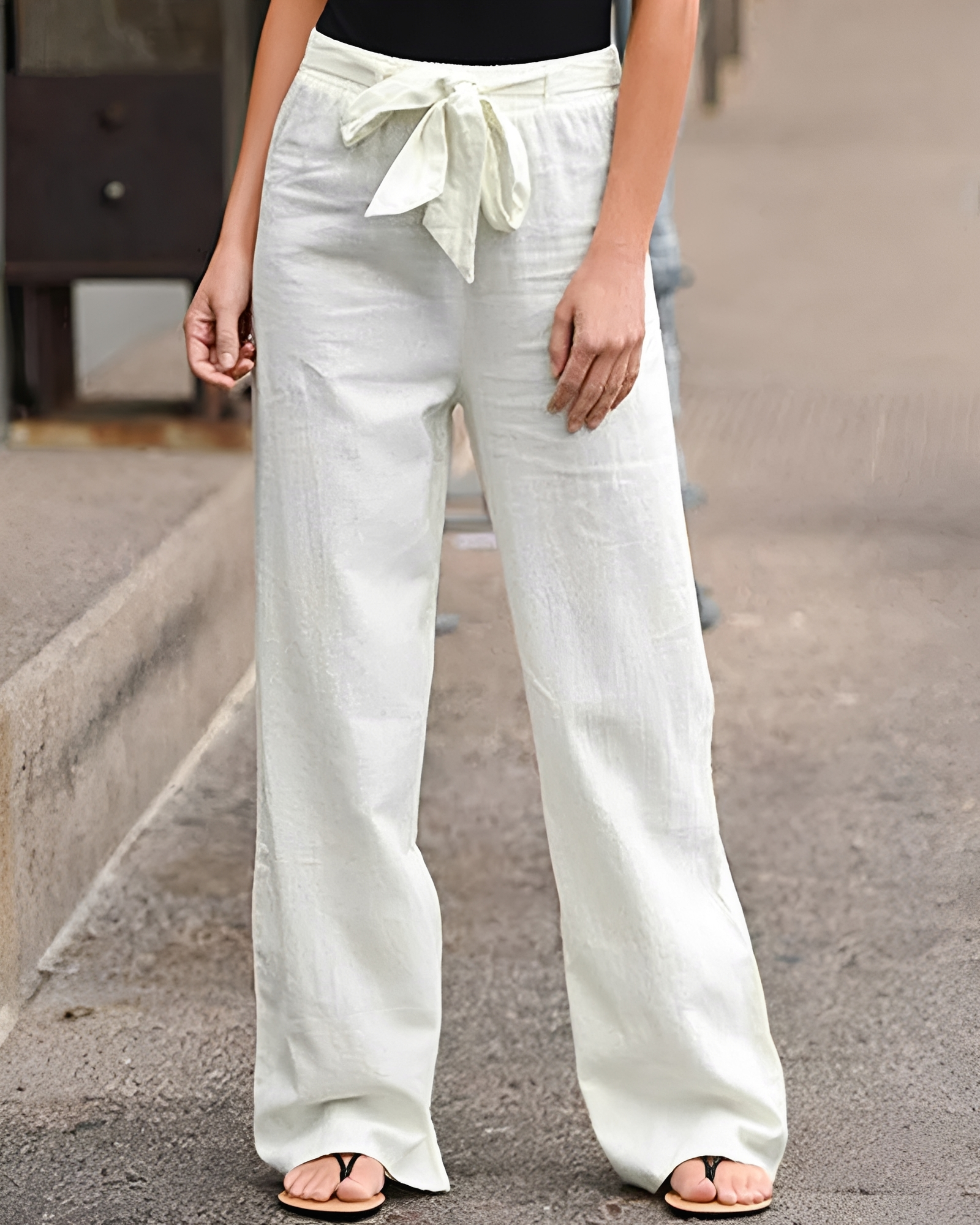 Saniyah - Hose mit anpassbarem Bund und Schnur