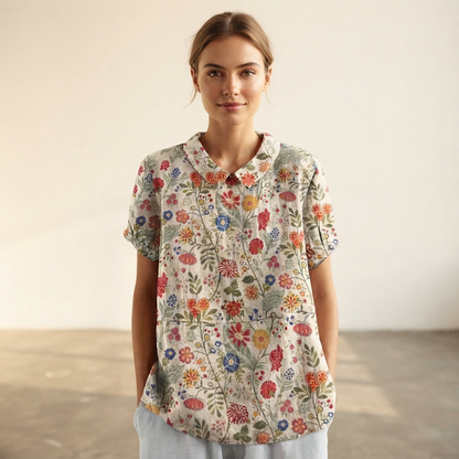 Salmah - Stilvolle und Leichtfallende Bluse