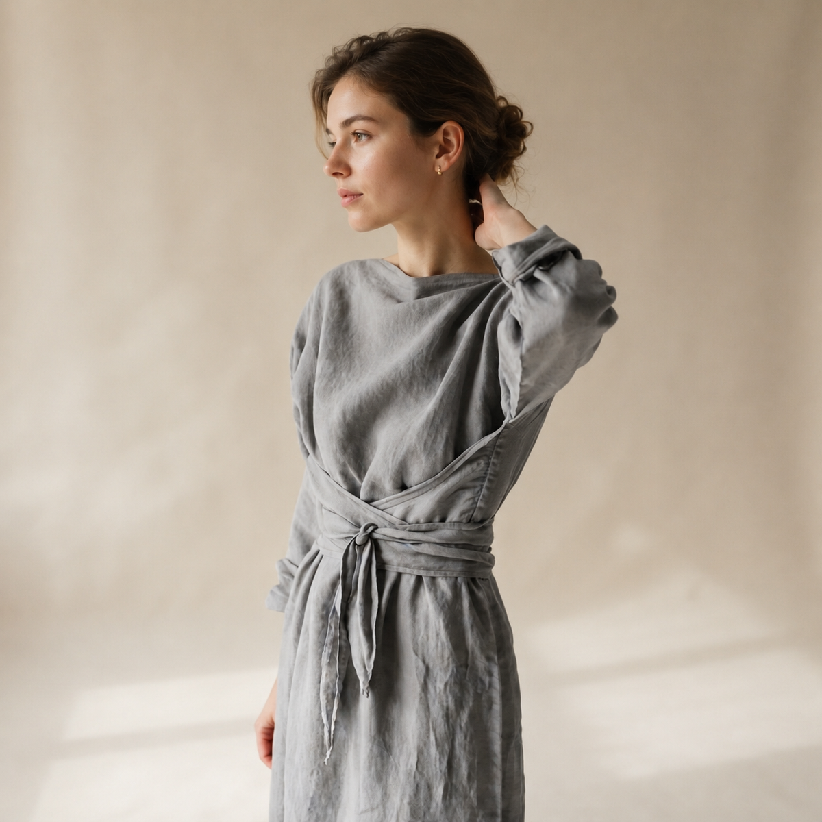 Ashlee - Luftiges Maxikleid ohne Gürtel