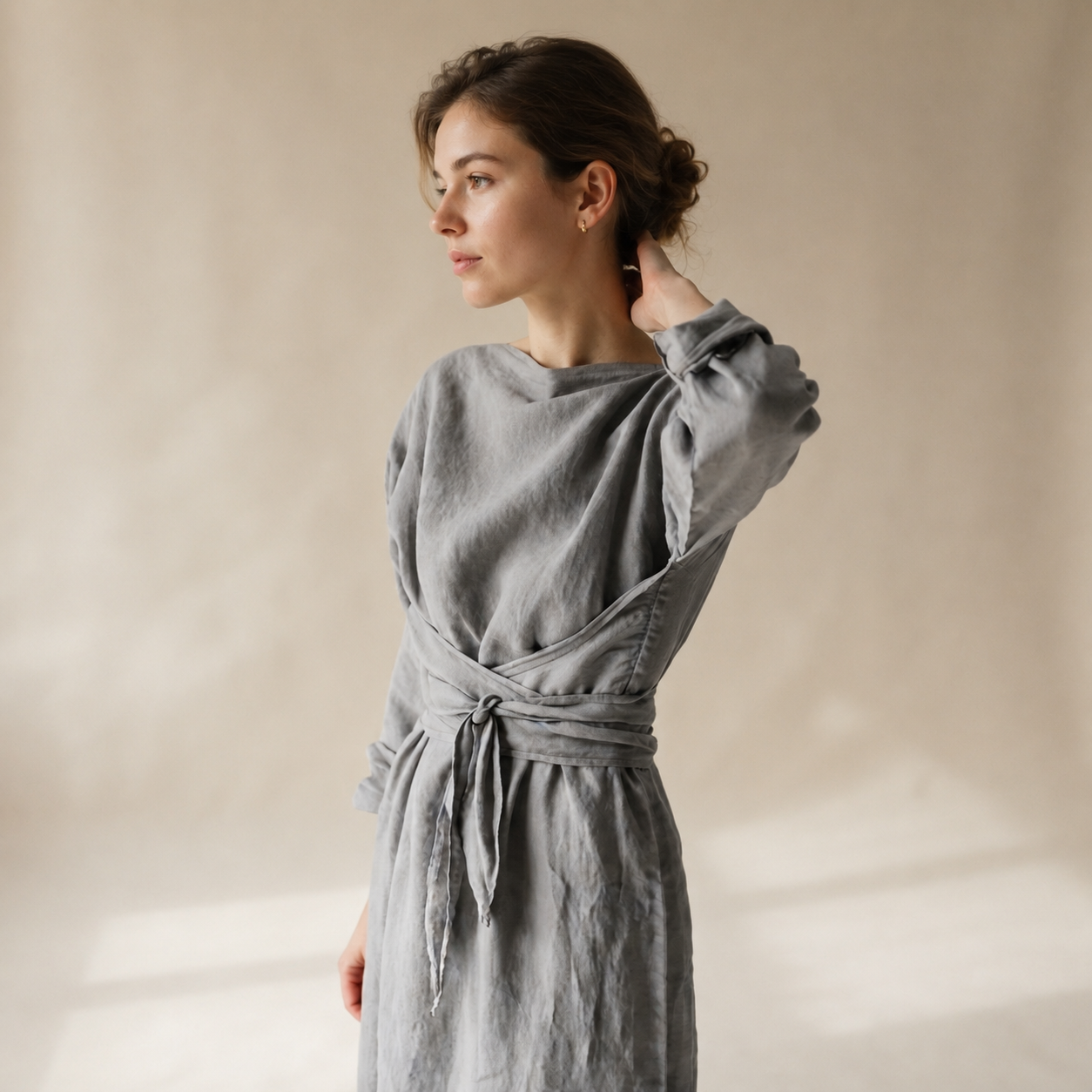 Ashlee - Luftiges Maxikleid ohne Gürtel