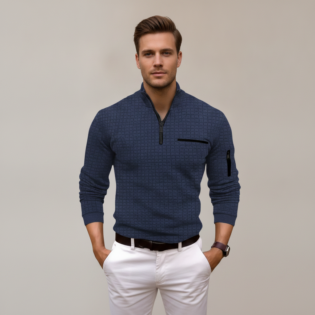 Andrey - Schickes Halbzip-Shirt