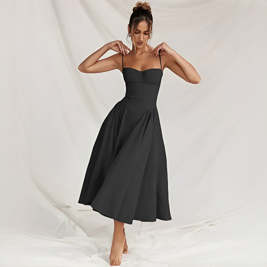 Michaela - Stilvolles und elegantes Midi-Kleid