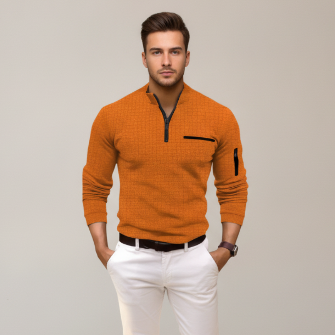 Andrey - Schickes Halbzip-Shirt