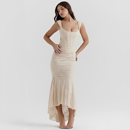 Cynthia - Schickes Wickel-Midikleid mit Taillenband
