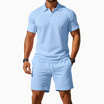 Aldrin - Ensemble Polo und Short Trend für Herren