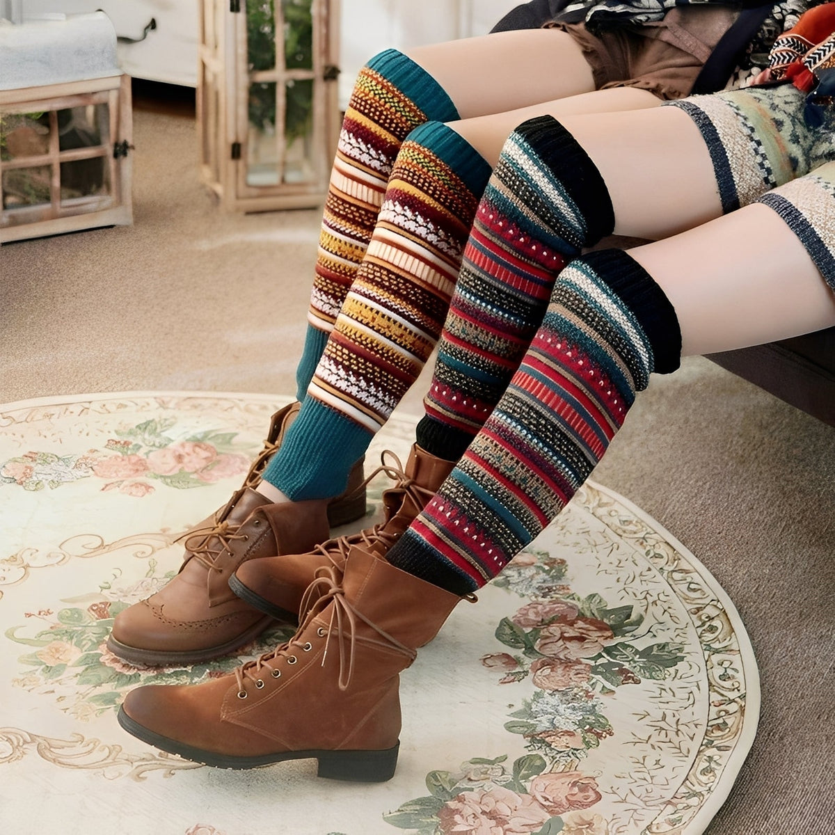 Suzanna - Modische und sanfte Socken