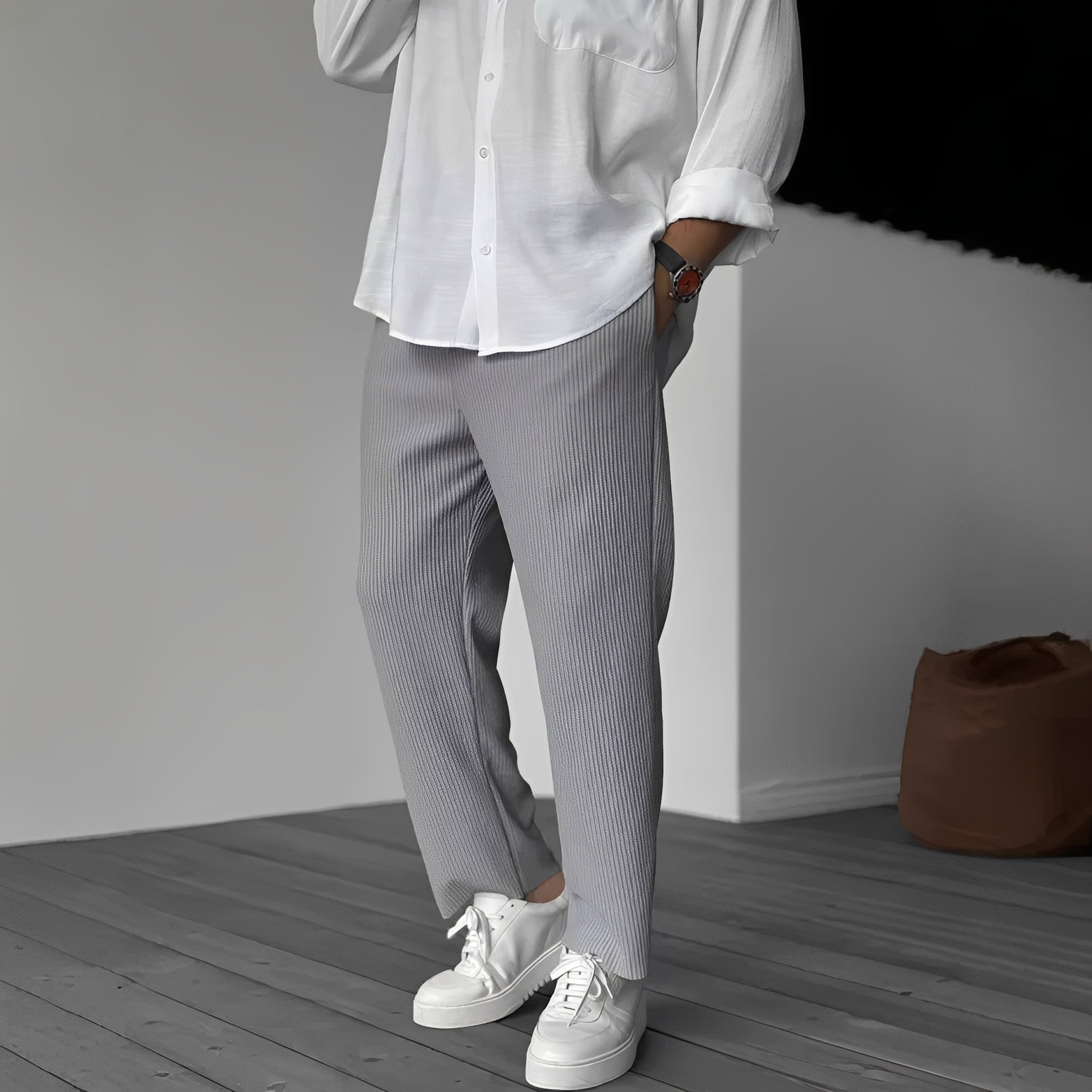 Tristan - Gerade und lockere Freizeithose für Männer
