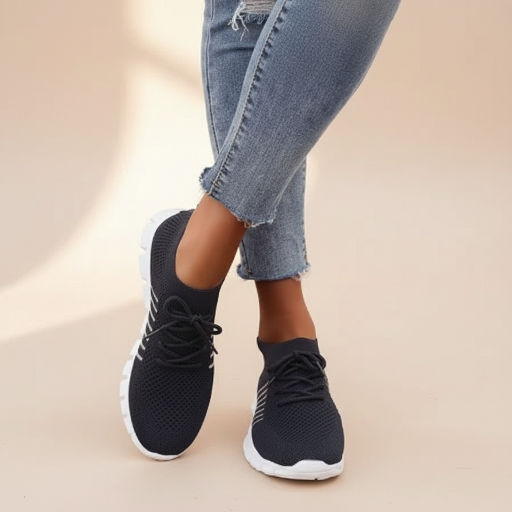 Vicky - Atmungsaktive Schnürschuhe