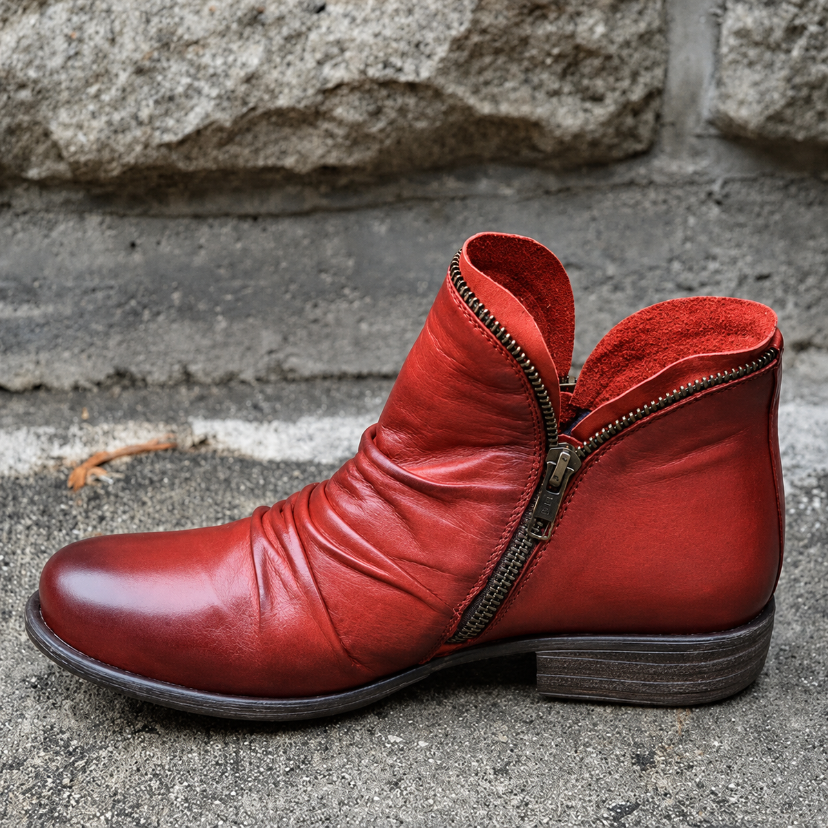 Julie - Schicke Ankle Boots mit Zipper
