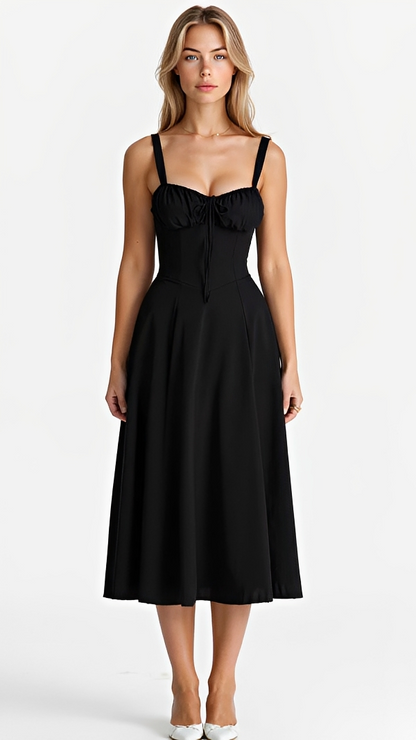 Kiana - Elegantes Midikleid mit Schlitz