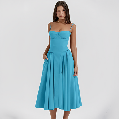 Michaela - Stilvolles und elegantes Midi-Kleid