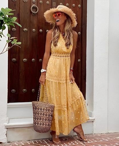 Jesse - Eleganter Maxirock im Boho-Stil für Frauen