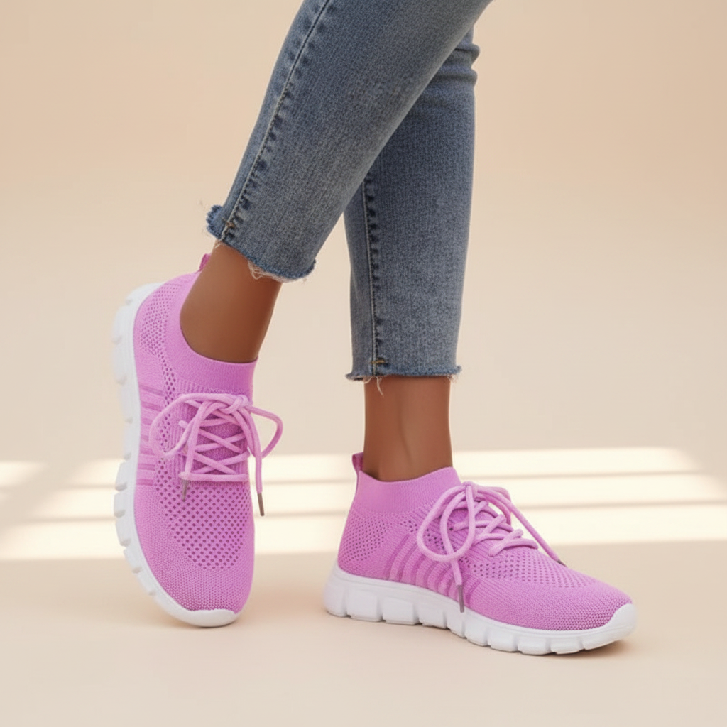 Vicky - Atmungsaktive Schnürschuhe