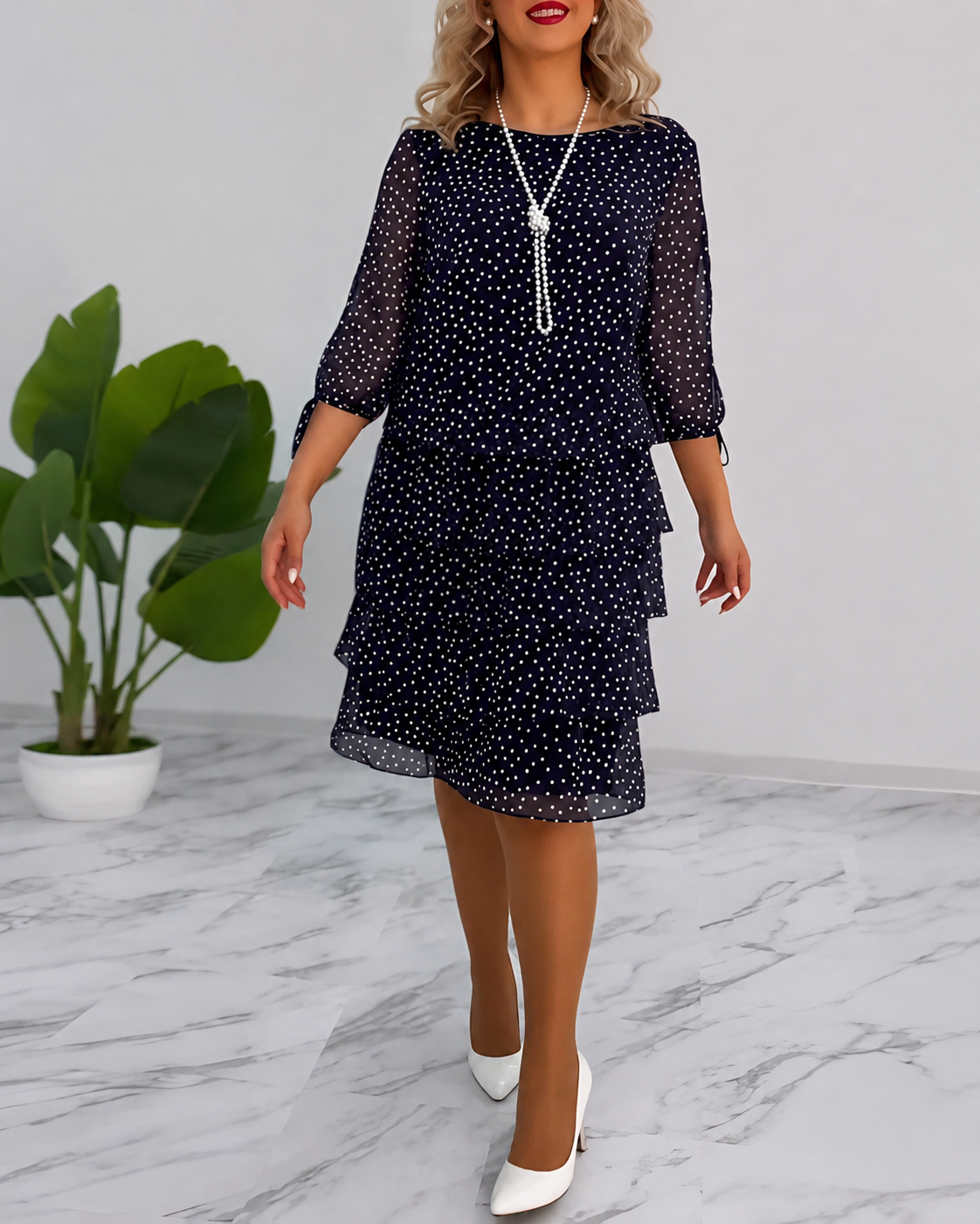 Carey - Schickes Kleid mit Punkten