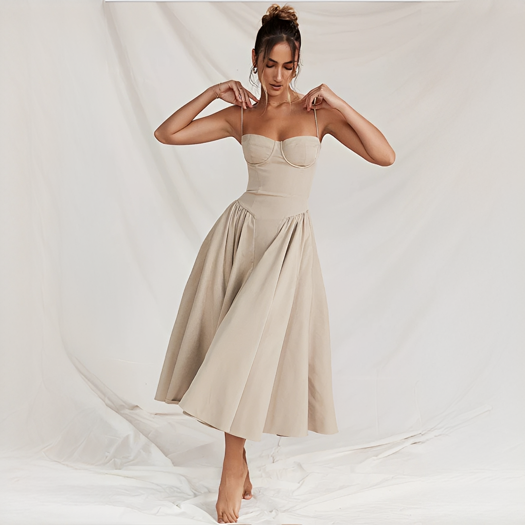 Michaela - Stilvolles und elegantes Midi-Kleid