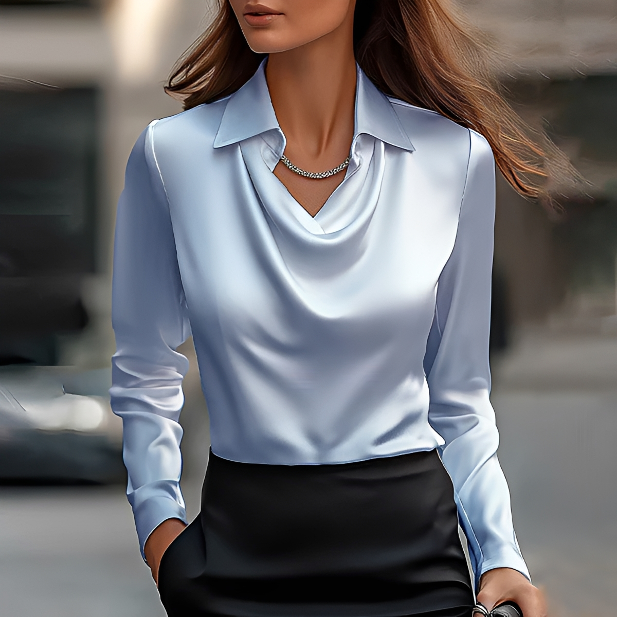 Chiara - Schicke Langarmbluse