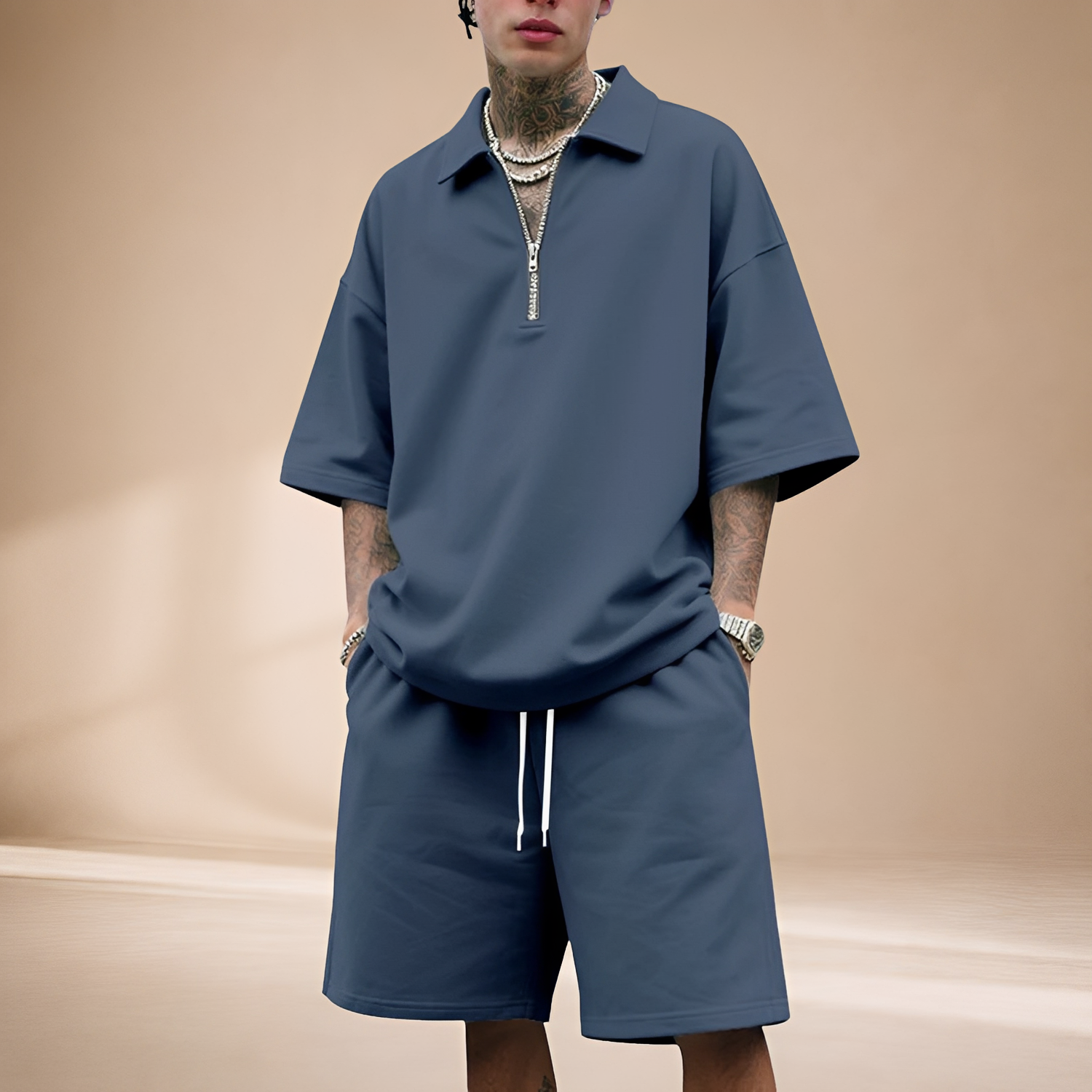 Keenan - Lockeres Set mit Zipper