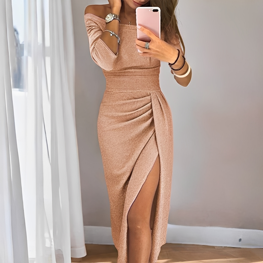 Babette - Schickes Damenkleid mit Schlitz