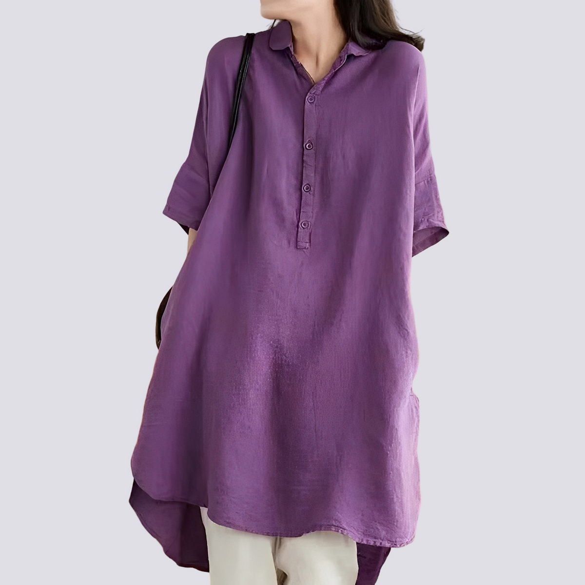 Deborah - Lockeres und lässiges Hemdkleid für Frauen