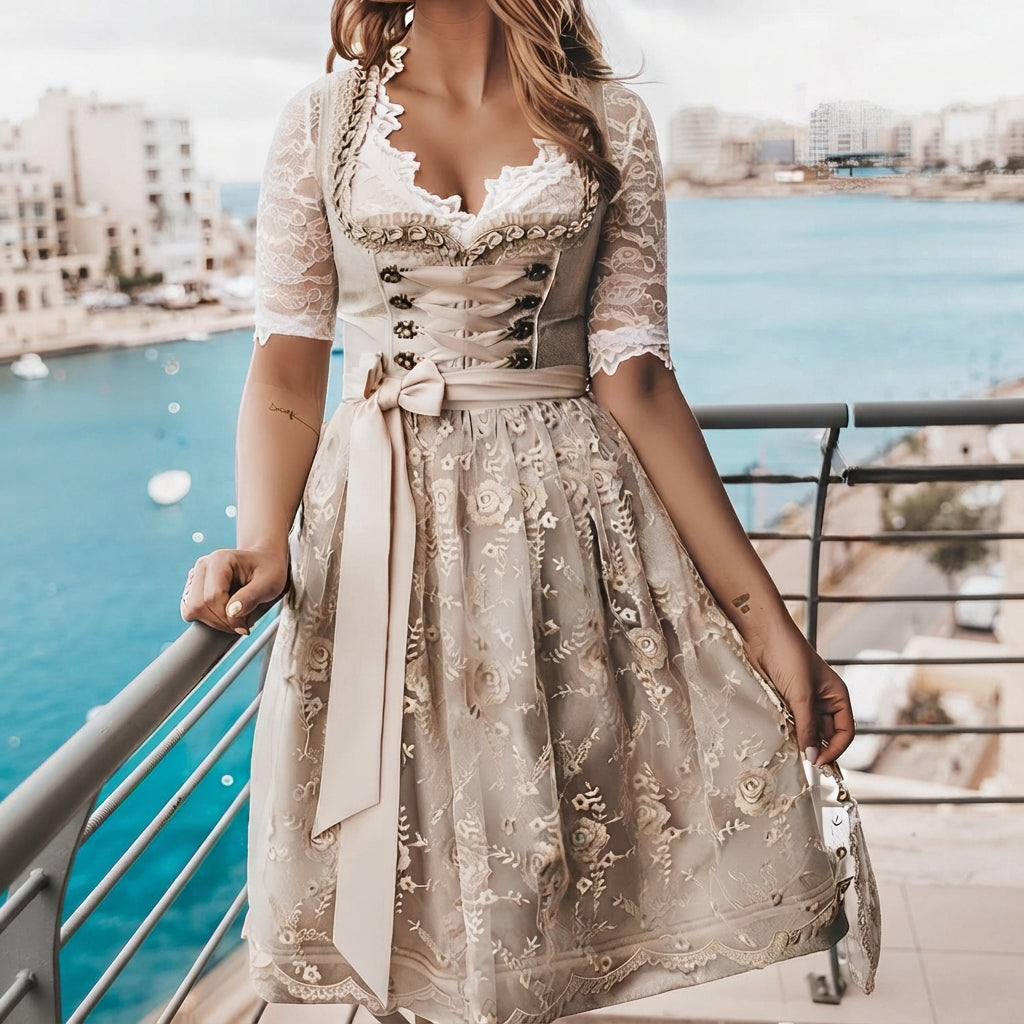 Maliny - Elegantes und stilvolles Dirndl (Futter nicht enthalten)