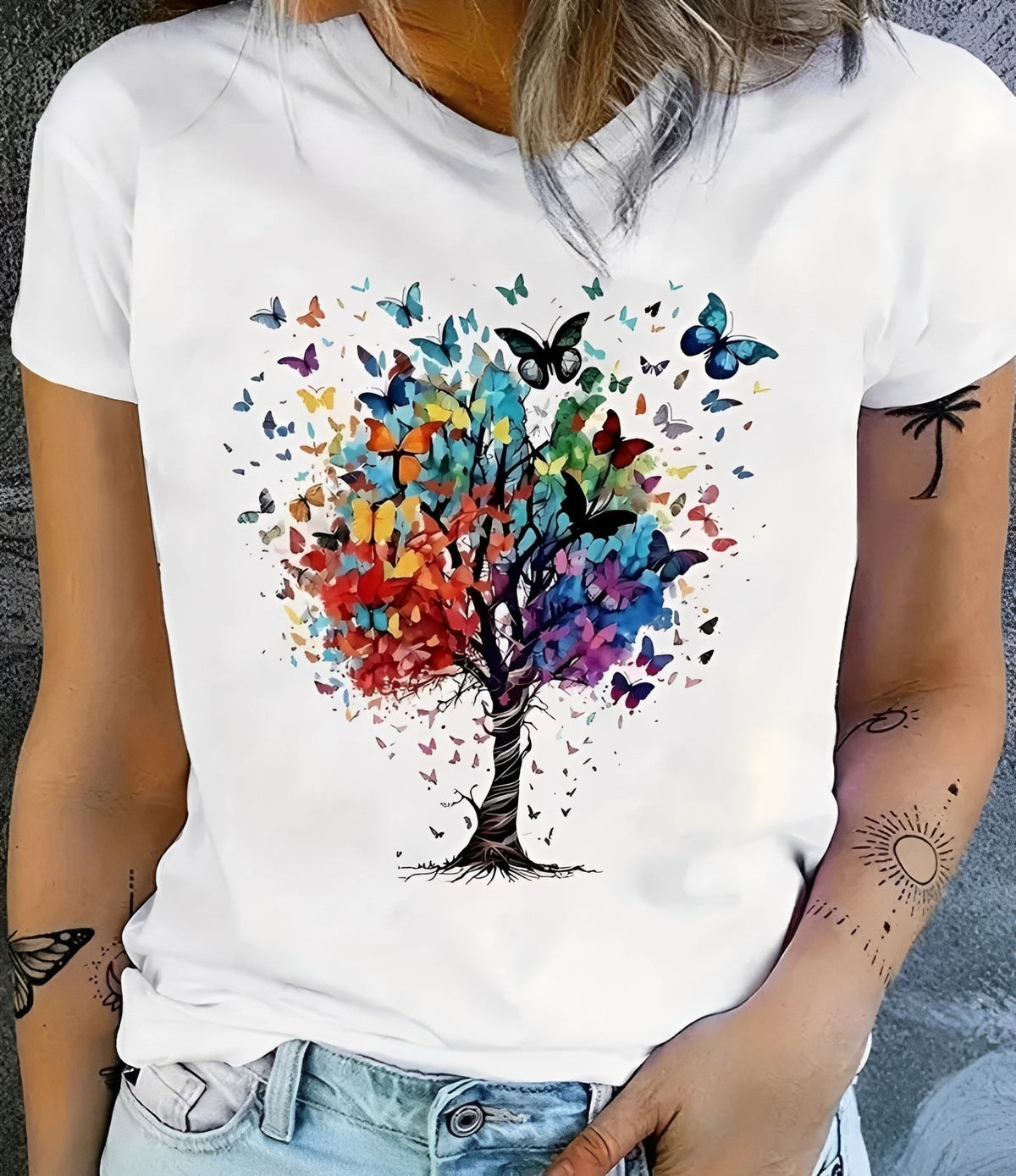Julia - T-shirt bedruckt elegant für Frauen