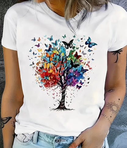 Julia - T-shirt bedruckt elegant für Frauen