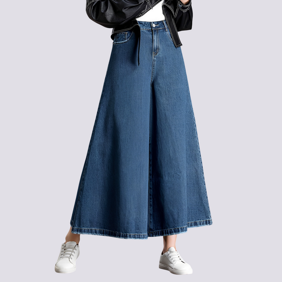Cassie - Elegante Jeans mit weiten Beinen für Frauen