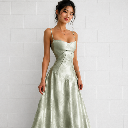 Sandra - Stilvolles Figurbetontes Maxikleid