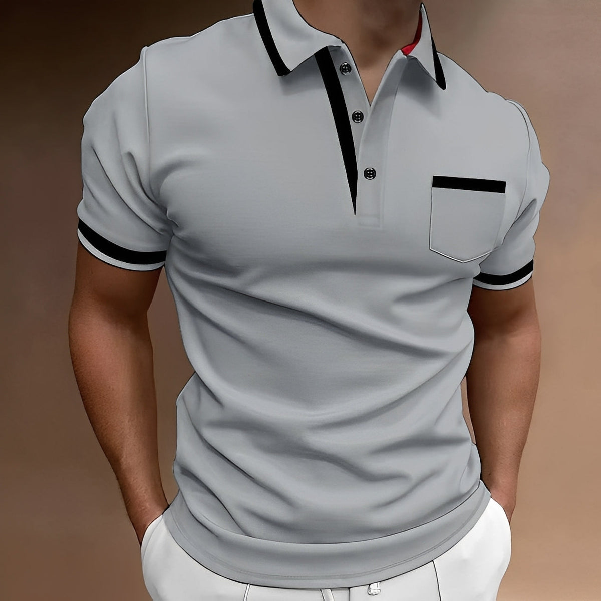 Bobby - Kurzarm-Freizeit-Polo für Herren