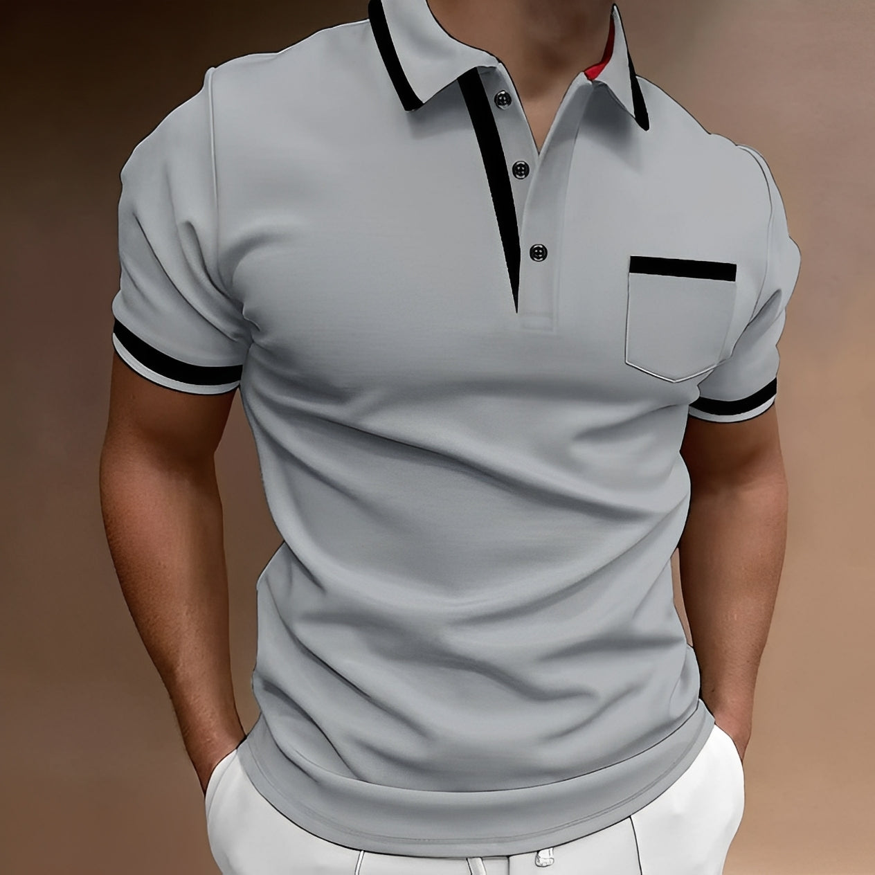 Bobby - Kurzarm-Freizeit-Polo für Herren