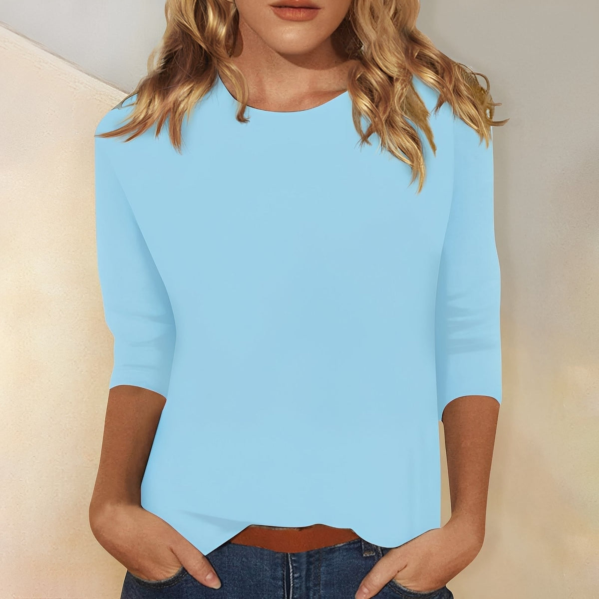 Katherina - Bequemes Rundhals-Shirt