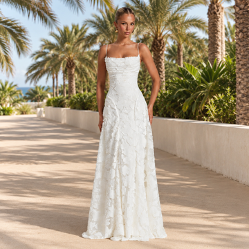 Helena - Elegantes Maxikleid mit offenem Rücken