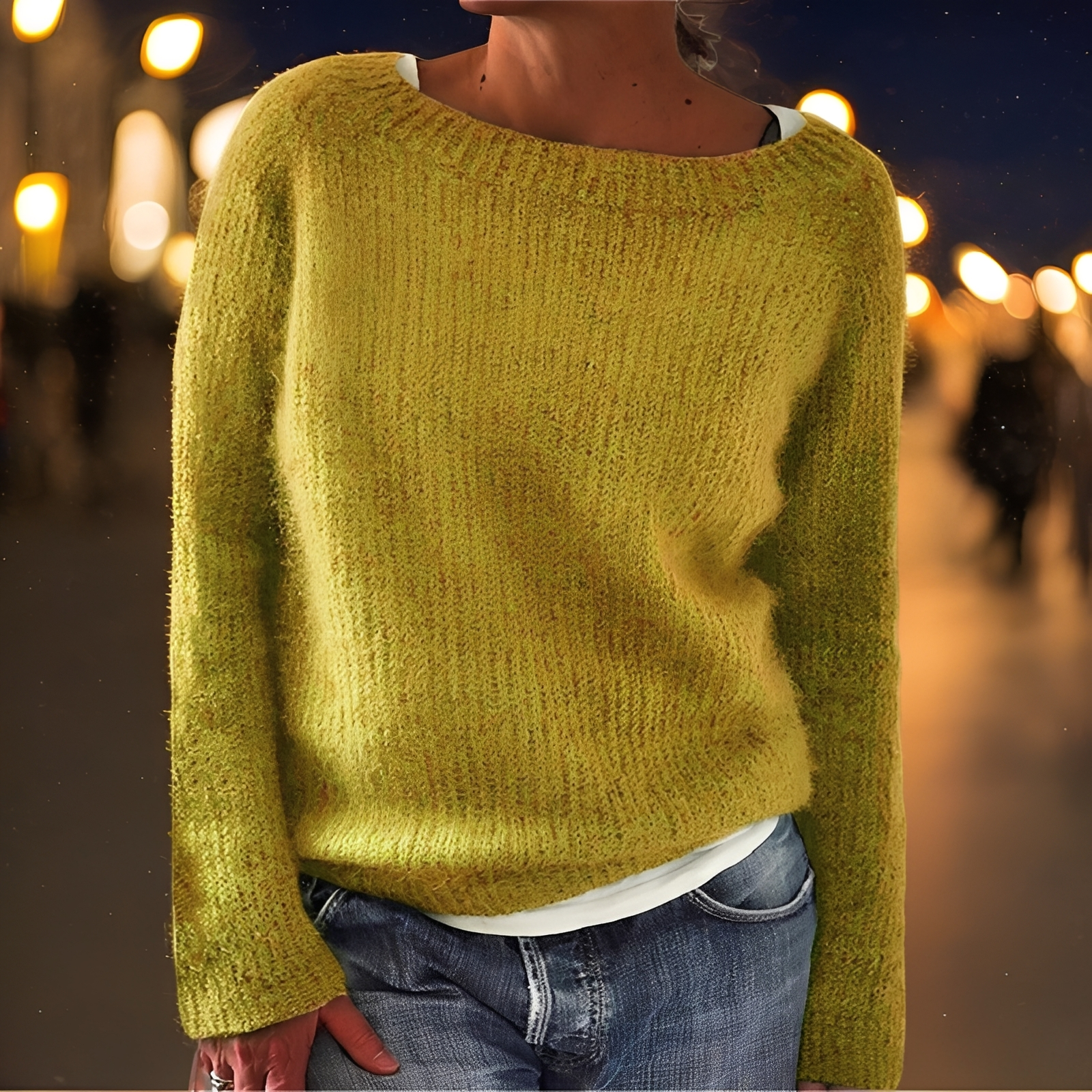 Abeeha - Damenpullover mit bequemer Passform