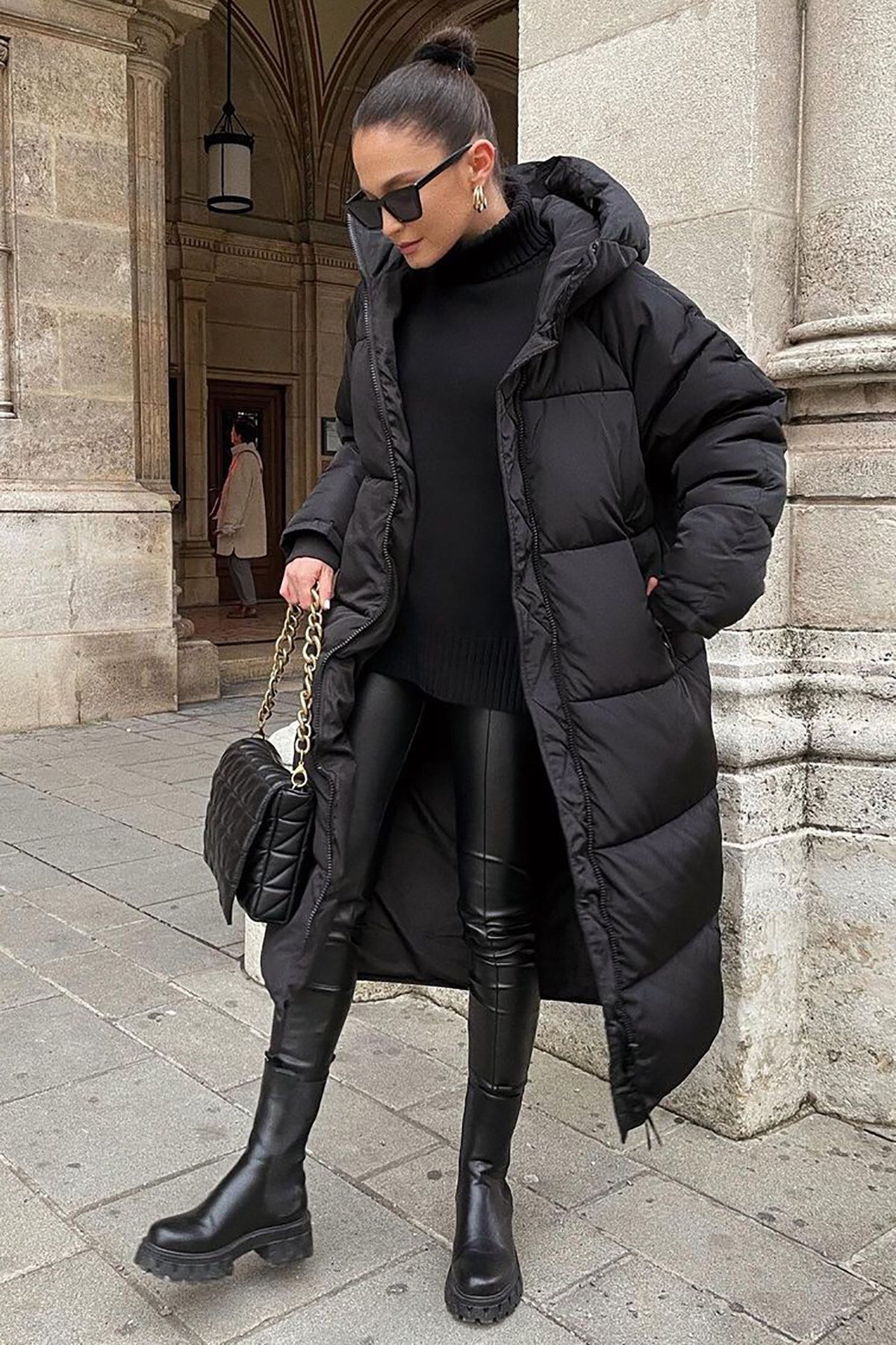 Khloe - Warme, lange, bequeme Damenjacke