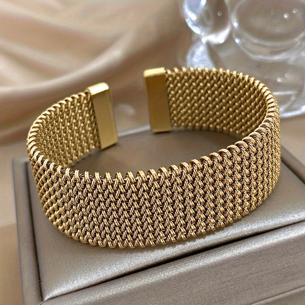 Raya – Armband aus Titanstahl mit graviertem Kabel
