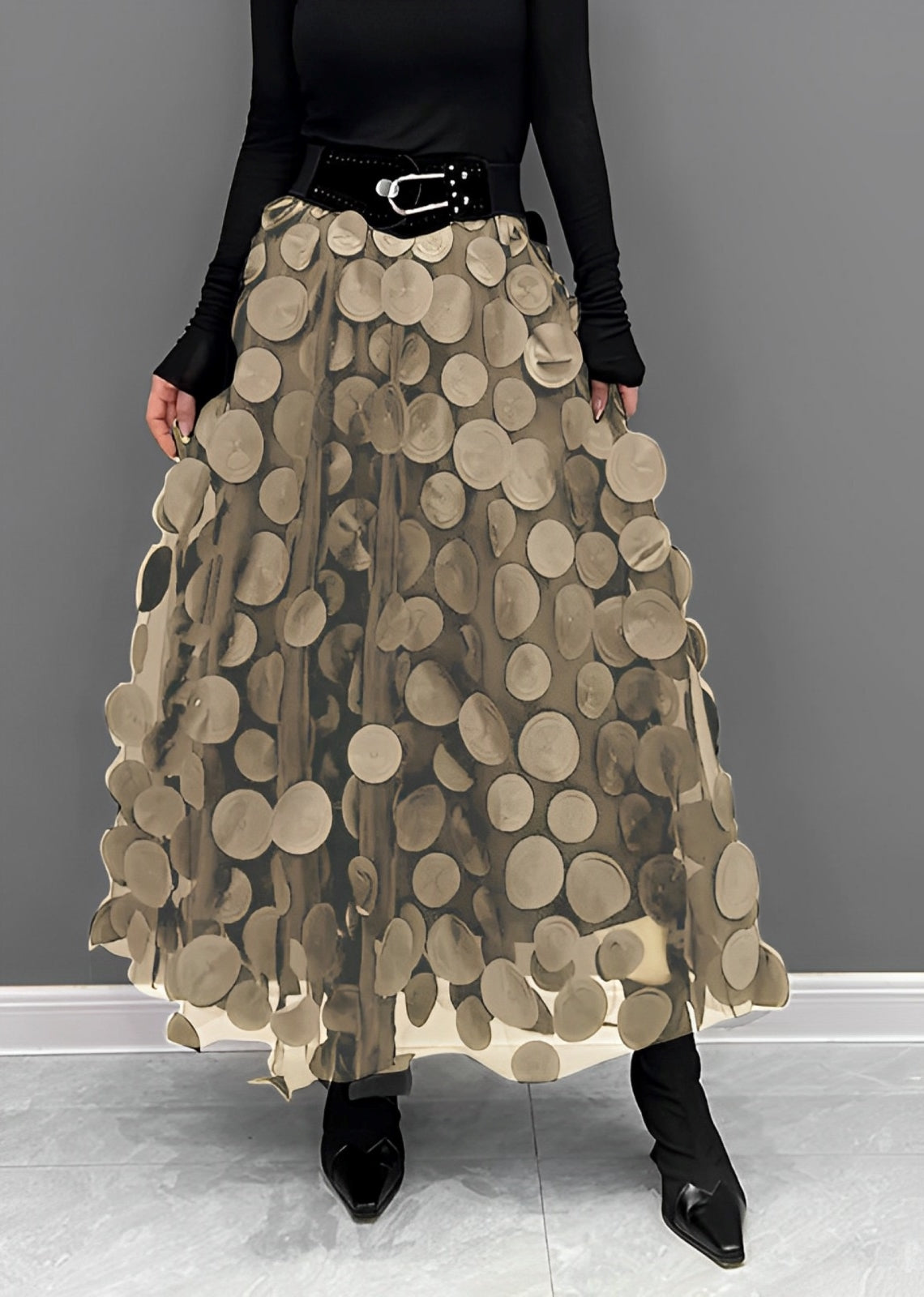 Peaches – Rock mit Polka-Dots im Retro-Look