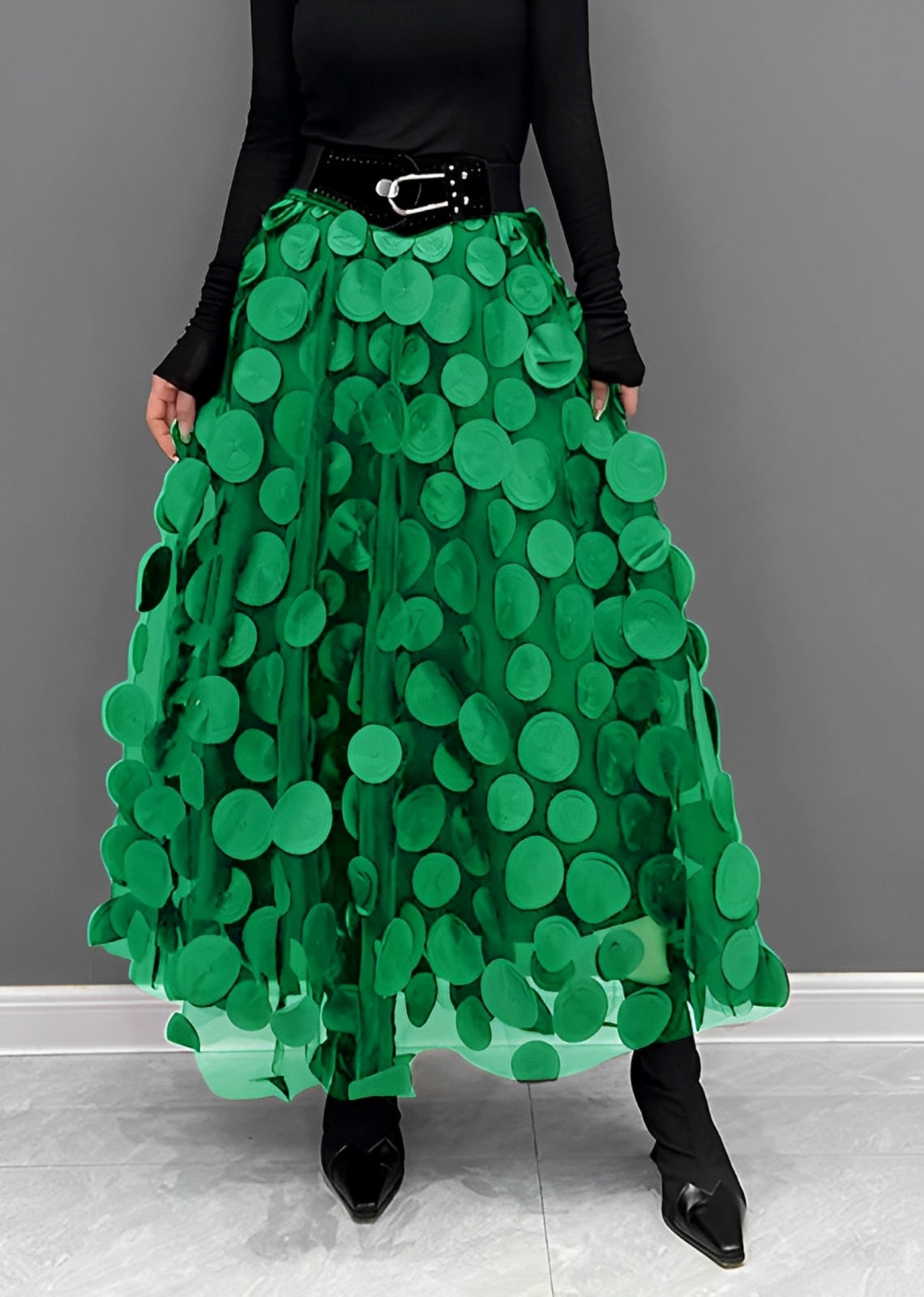 Peaches – Rock mit Polka-Dots im Retro-Look