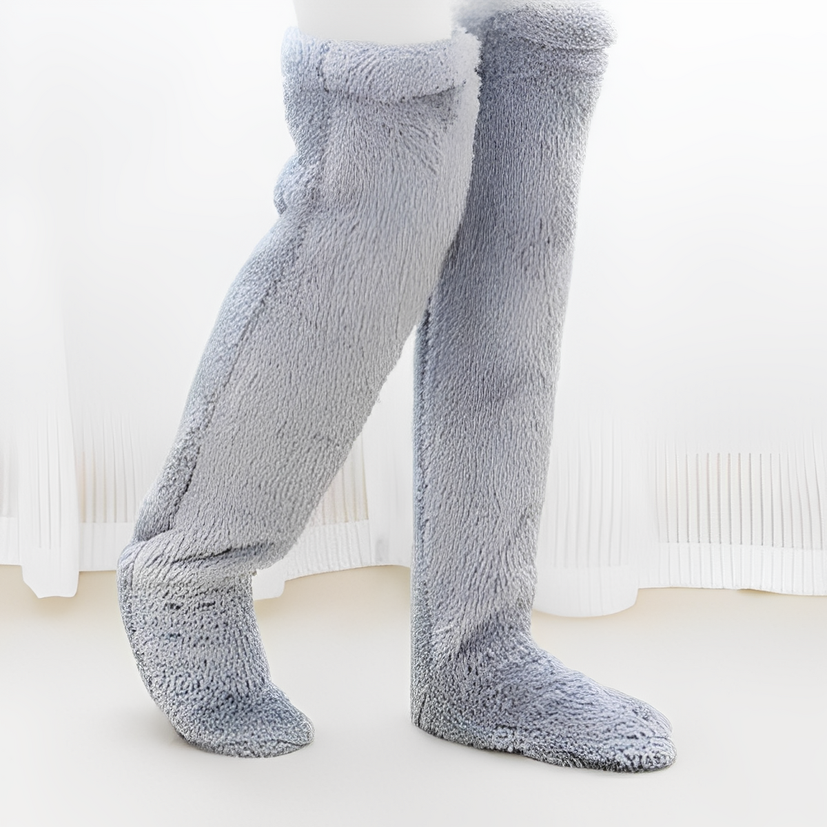 Camellia - Wärmende Damensocken bis zum Knie für den Winter