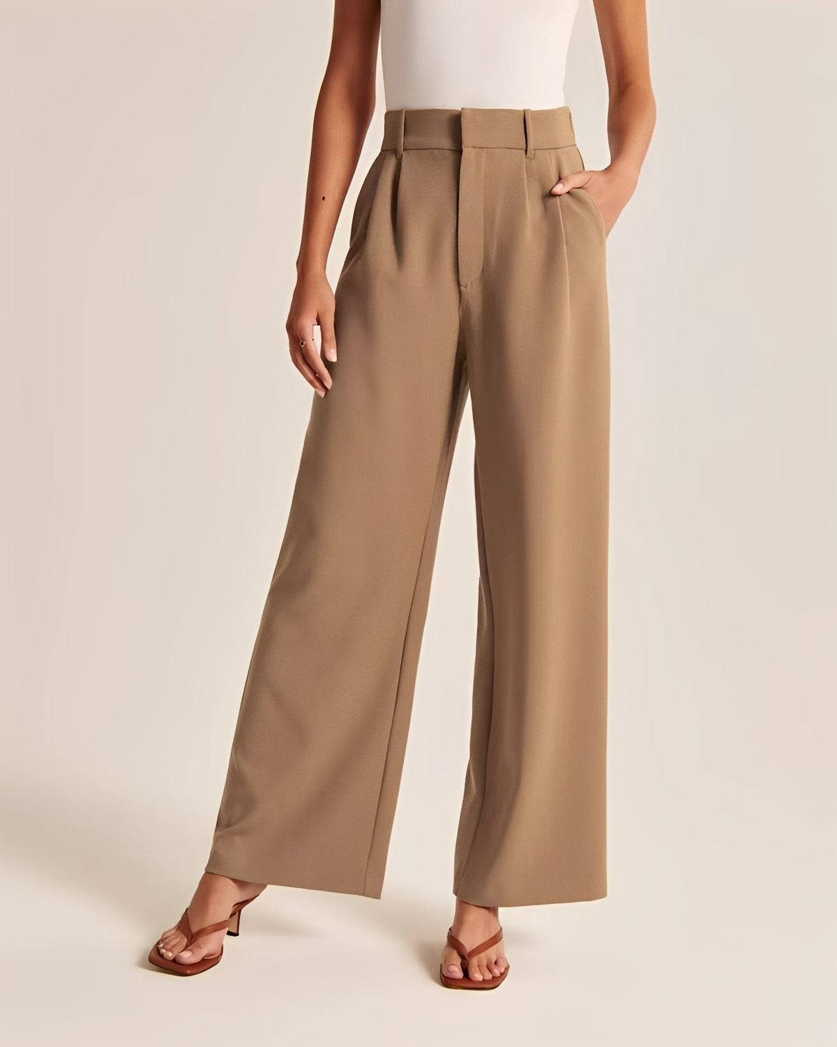 Ruth - Elegante Hose mit weiten Beinen für Damen