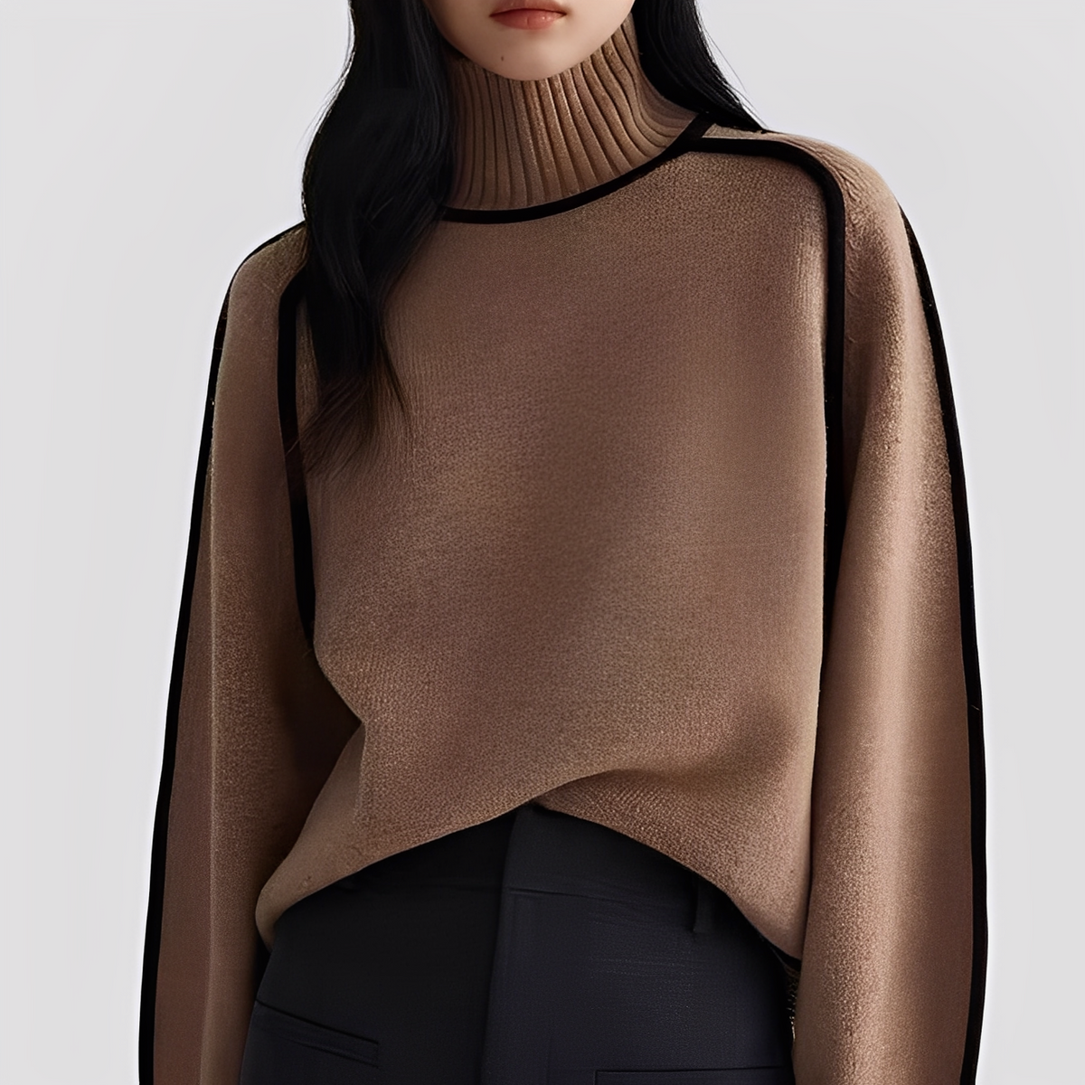 Azalea - Eleganter und gemütlicher Rollkragenpullover